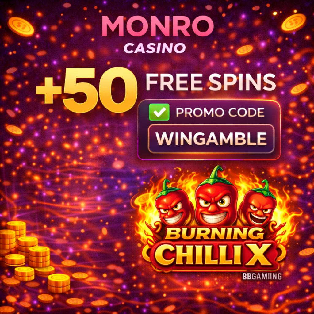 50 фриспинов для новых игроков в MONRO Casino