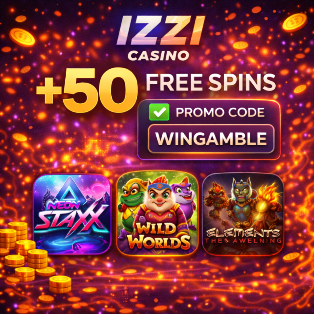 50 фриспинов для новых игроков в IZZI Casino